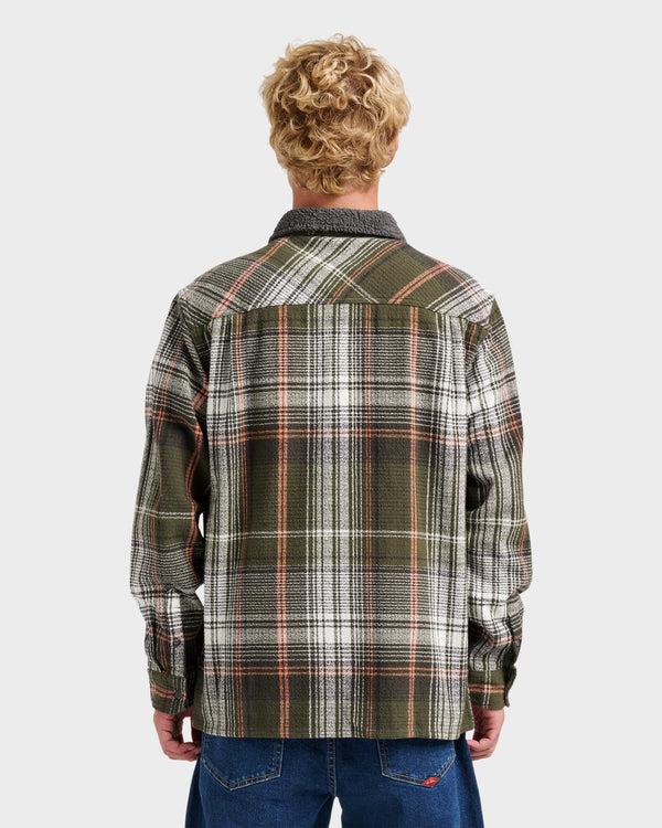 Quiksilver Campo Zip Flannel Shirt