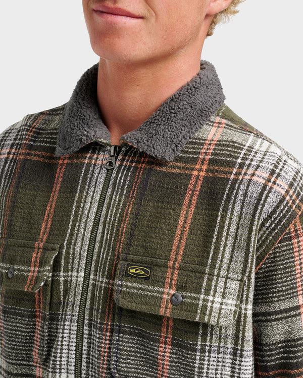 Quiksilver Campo Zip Flannel Shirt