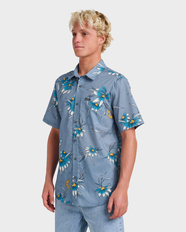 Quiksilver Costal Flora Classic Short Sleeve Shirt