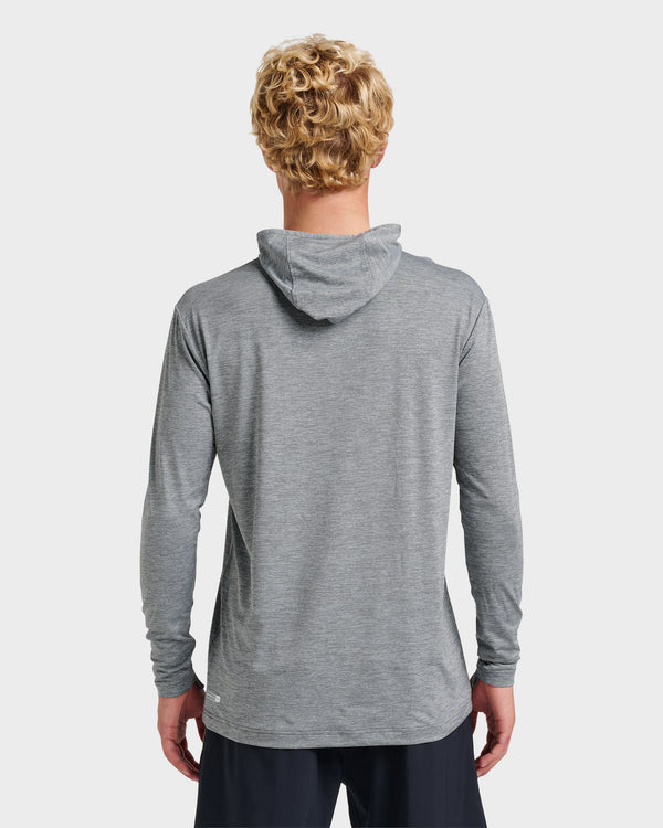 Quiksilver Dna Logo Surf Hood Long Sleeve Surf Tee