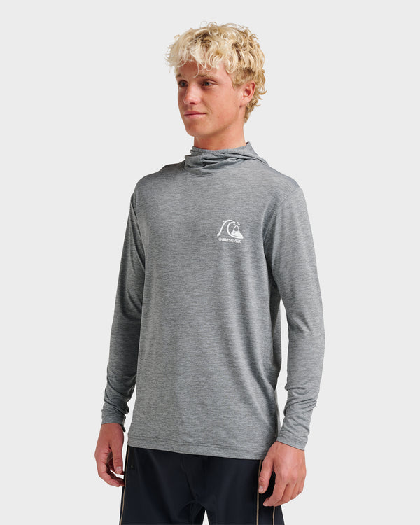 Quiksilver Dna Logo Surf Hood Long Sleeve Surf Tee