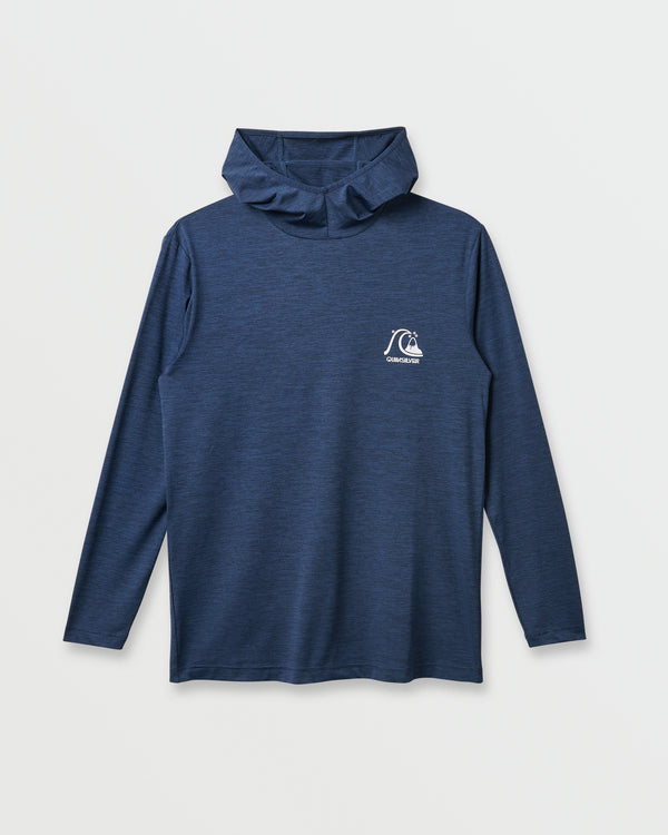 quiksilver DNA Logo Surf Hood Long Sleeve Surf Tee