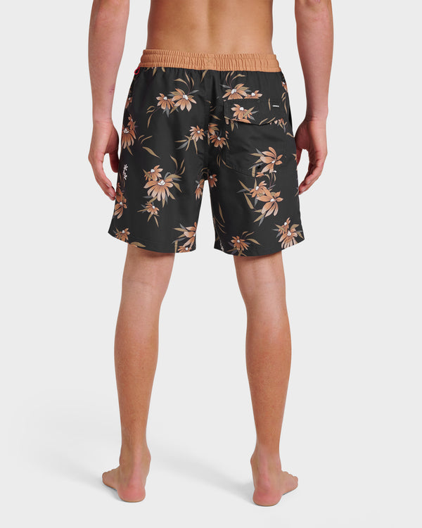 Quiksilver Everyday Coastal Flora 17" Swim Trunks