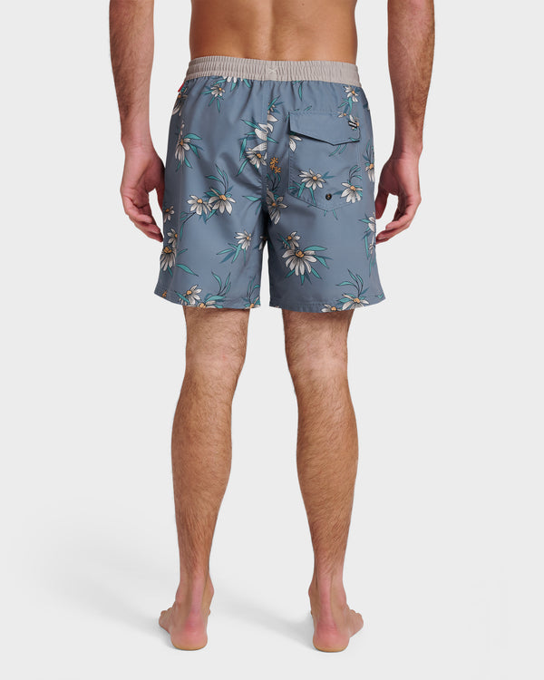 Quiksilver Everyday Coastal Flora 17" Swim Trunks