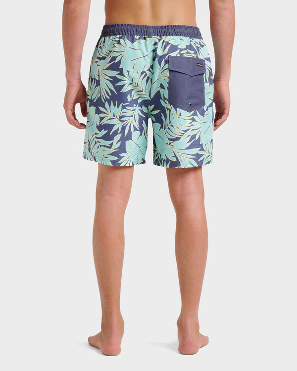 Quiksilver Everyday Trippin Palm Swim Trunks