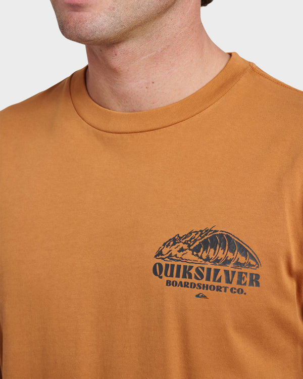 Quiksilver Going Leftpigment Dye T-Shirt