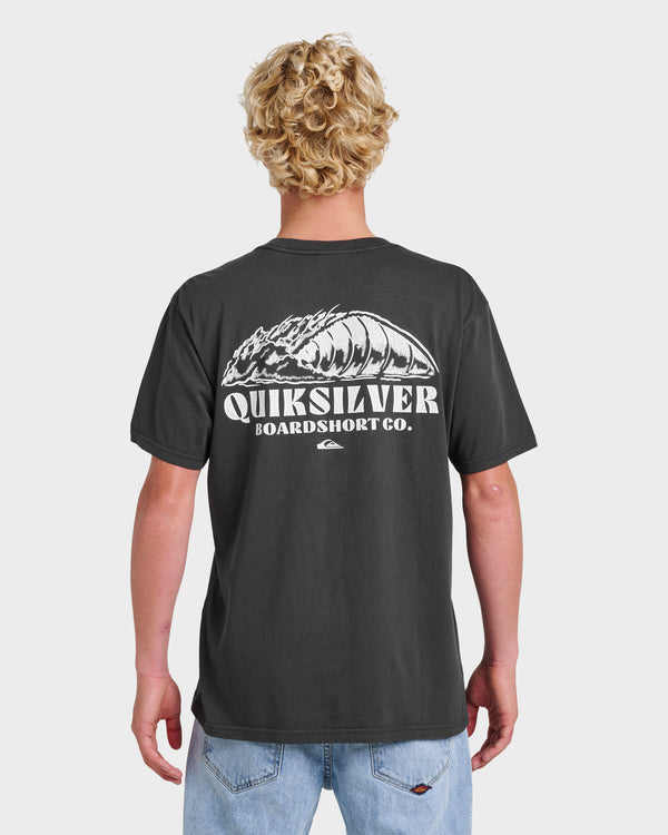 Quiksilver Going Leftpigment Dye T-Shirt
