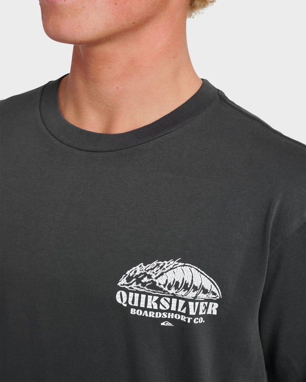 Quiksilver Going Leftpigment Dye T-Shirt