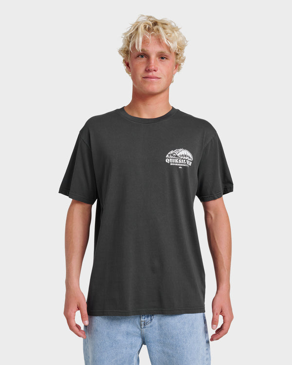 quiksilver Going Leftpigment Dye T-Shirt