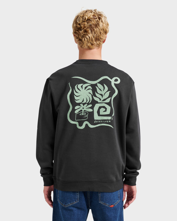 Quiksilver Graphic Crewneck Sweatshirt