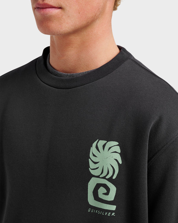 Quiksilver Graphic Crewneck Sweatshirt