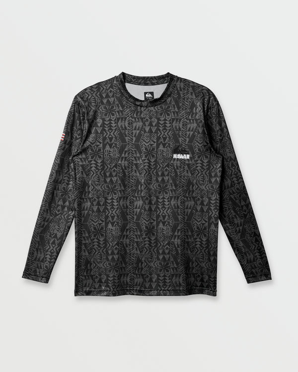 quiksilver Hawaii Long Sleeve Surf Tee