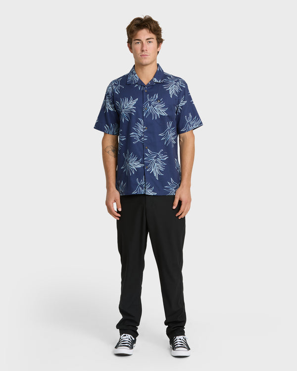 Quiksilver Island Palms Casual Short Sleeve Shirt