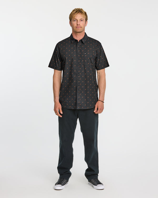 Quiksilver Kapu Mini Classics Short Sleeve Shirt
