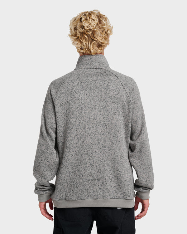 Quiksilver Keller Half Zip Mock Sweatshirt
