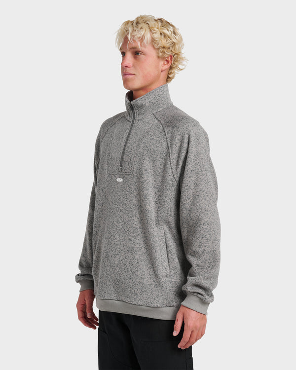 Quiksilver Keller Half Zip Mock Sweatshirt