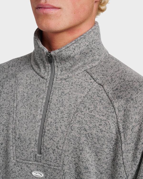 Quiksilver Keller Half Zip Mock Sweatshirt