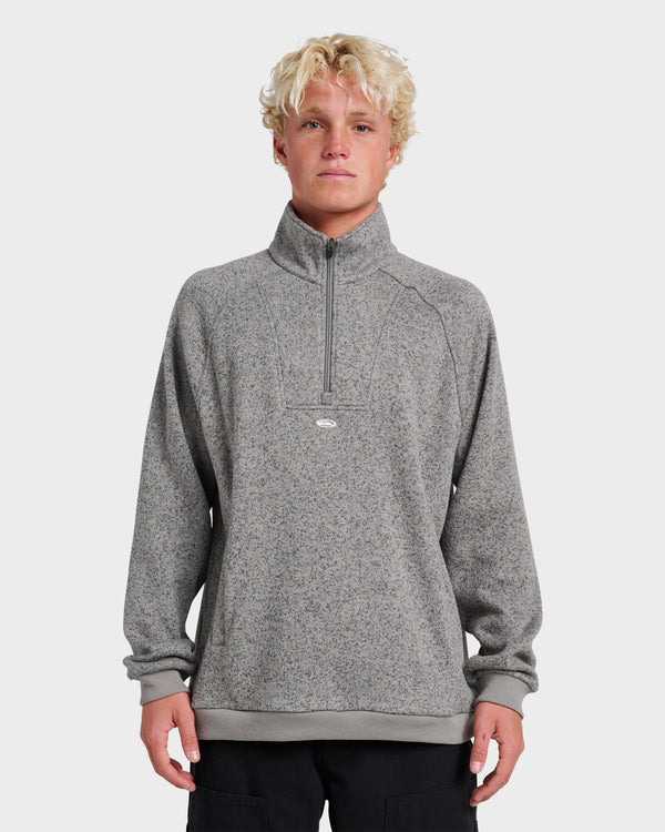 quiksilver Keller Half Zip Mock Sweatshirt