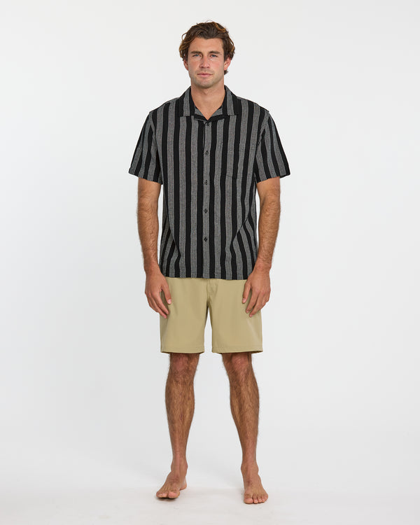 Quiksilver Nightfall Island Short Sleeve Shirt