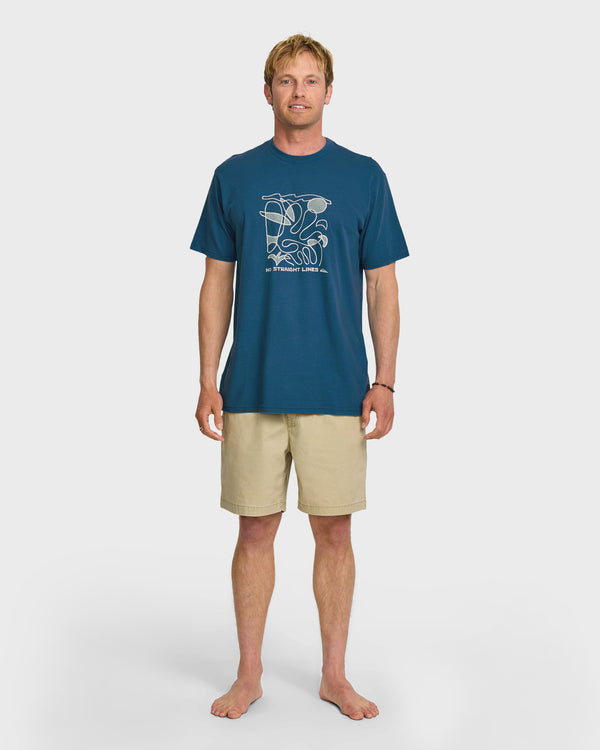 Quiksilver No Straight Lines Stw T-Shirt