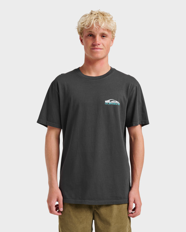 quiksilver Ruff Stuff Pigment Dye T-Shirt