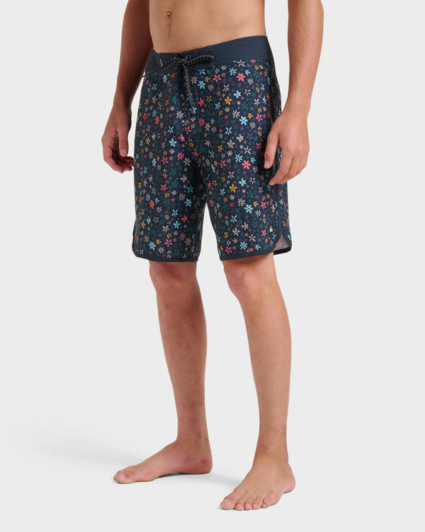 Quiksilver Surfsilk Scallop Ditsy 19" Boardshorts