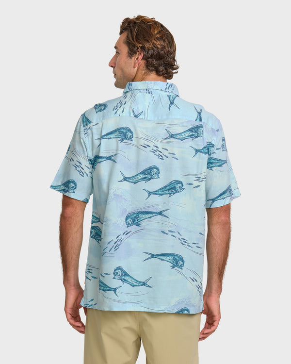 Quiksilver Waterman Blue Moon Short Sleeve Shirt