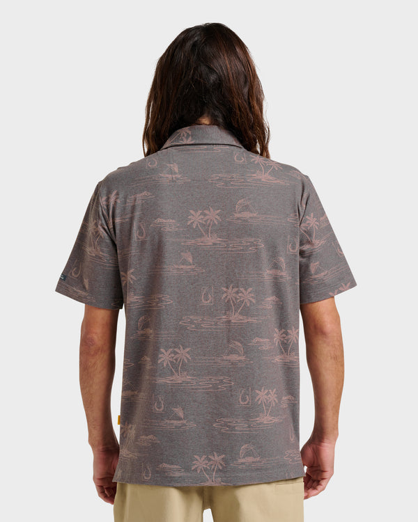 Quiksilver Waterman Island Daze Polo T-Shirt