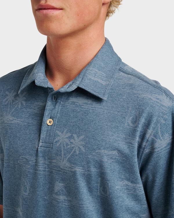 Quiksilver Waterman Island Daze Polo T-Shirt