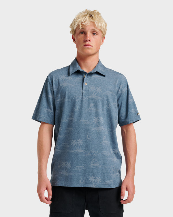 quiksilver Waterman Island Daze Polo T-Shirt