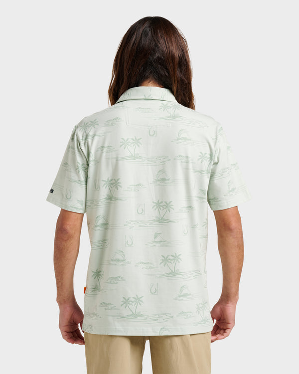 Quiksilver Waterman Island Daze Polo T-Shirt