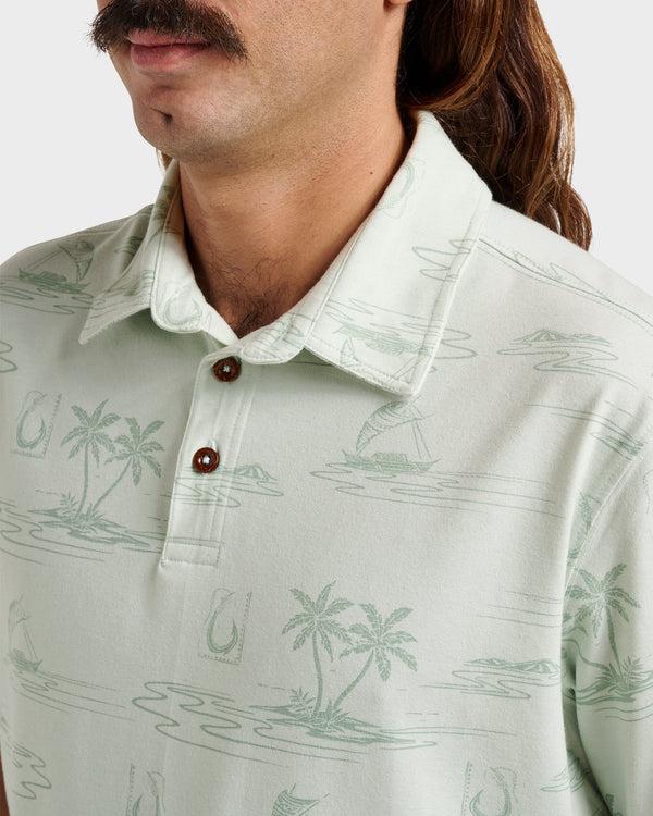 Quiksilver Waterman Island Daze Polo T-Shirt