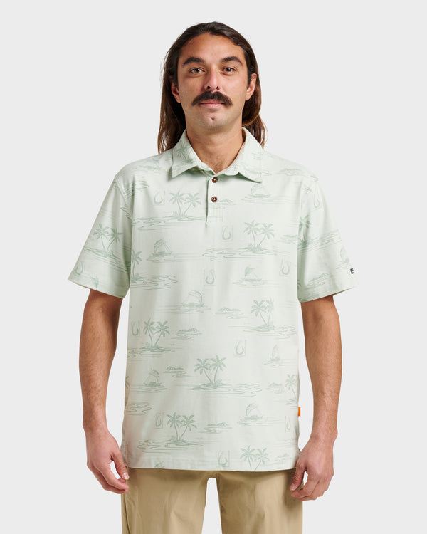 quiksilver Waterman Island Daze Polo T-Shirt