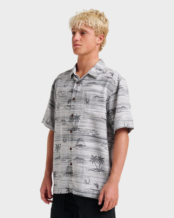 Quiksilver Waterman Island Daze Short Sleeve Shirt