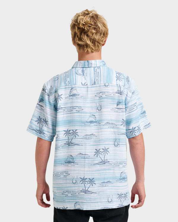 Quiksilver Waterman Island Daze Short Sleeve Shirt