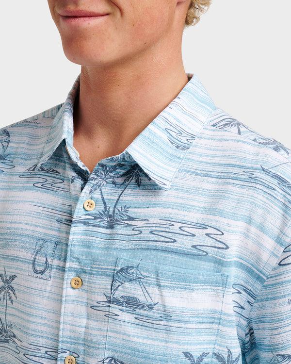 Quiksilver Waterman Island Daze Short Sleeve Shirt