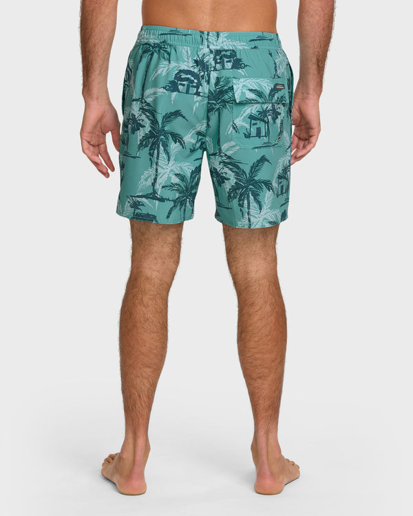Quiksilver Waterman Off The Grid 17" Swim Trunks