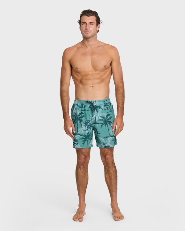Quiksilver Waterman Off The Grid 17" Swim Trunks