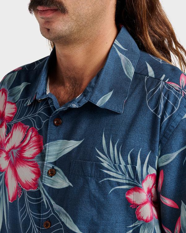 Quiksilver Waterman Playita Floral Shirt