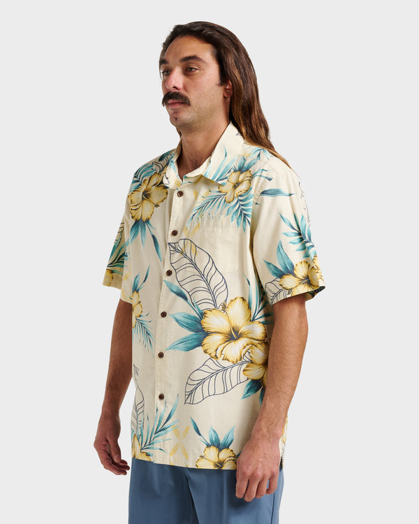 Quiksilver Waterman Playita Floral Shirt