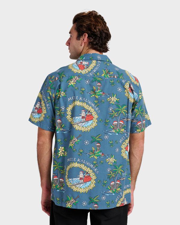 Quiksilver Waterman Surfing Santa Shirt