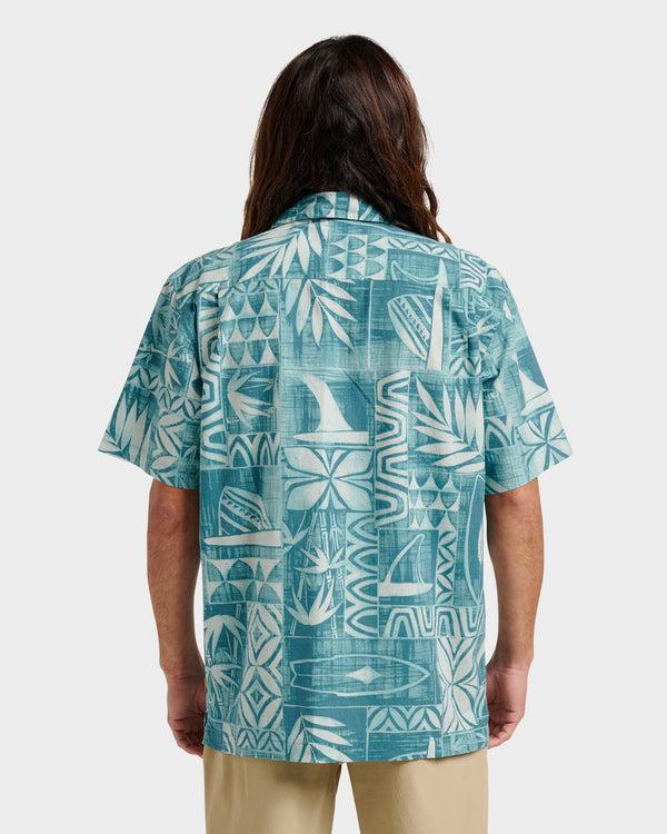 Quiksilver Waterman Talk Story Short Sleeve Shirt