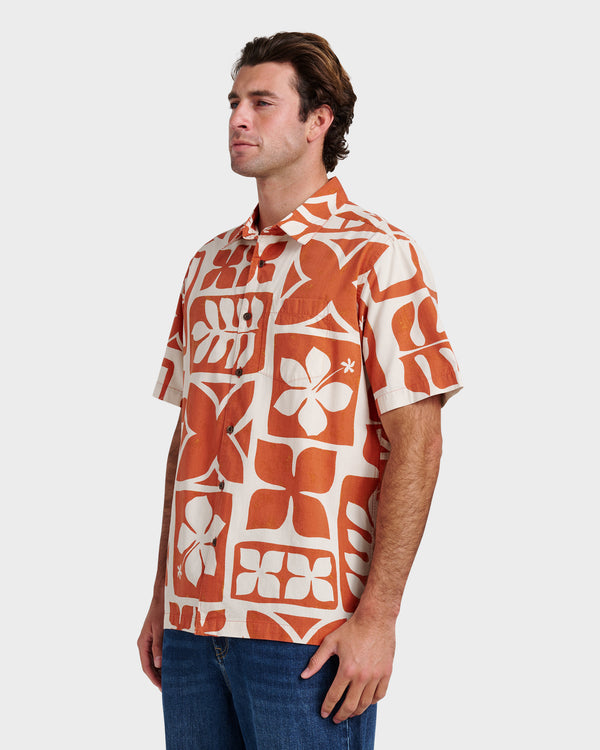 Quiksilver Waterman Tiki Island Shirt