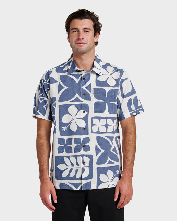 quiksilver Waterman Tiki Island Shirt