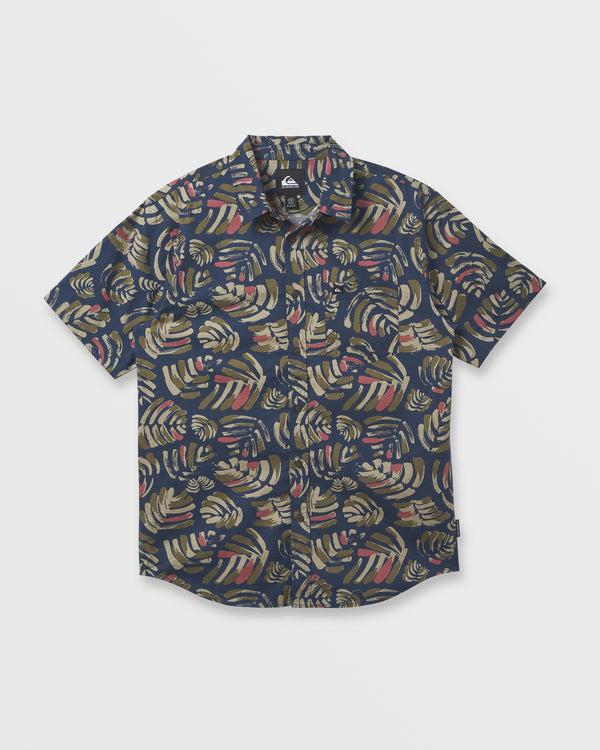 quiksilver Shades Classic Stretch Short Sleeve Shirt