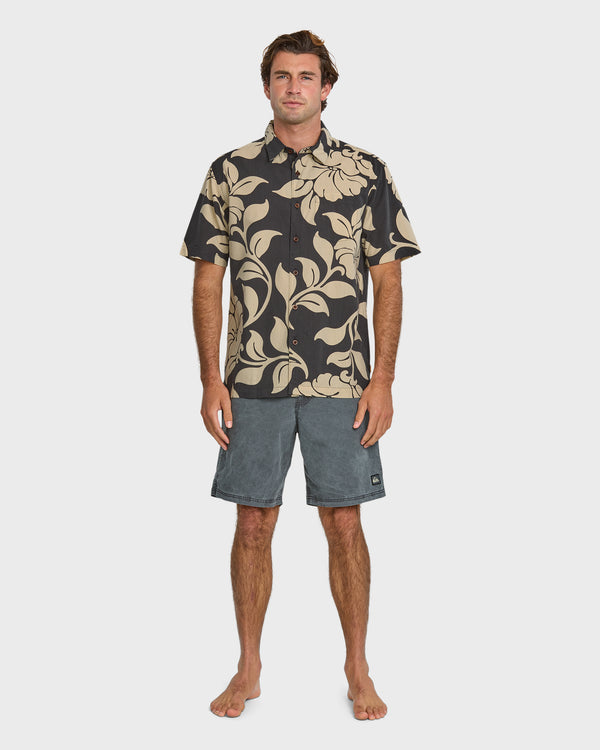 Quiksilver Waterman All Time Pareo Short Sleeve Shirt