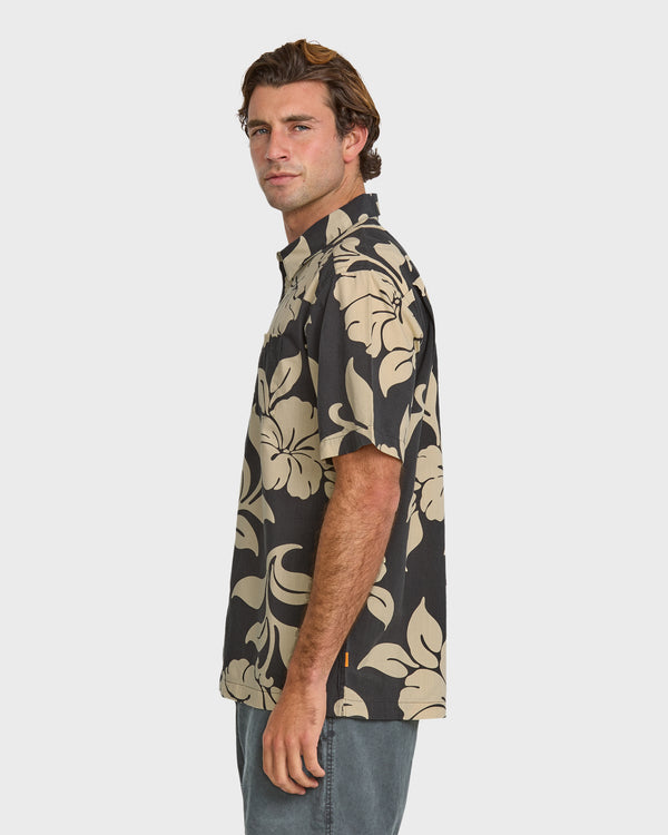 Quiksilver Waterman All Time Pareo Short Sleeve Shirt