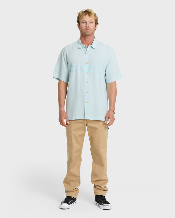 Quiksilver Waterman Tahiti Palms Premium Anti-Wrinkle Shirt