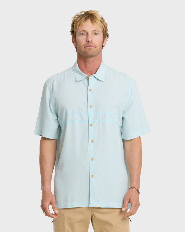 quiksilver Waterman Tahiti Palms Premium Anti-Wrinkle Shirt