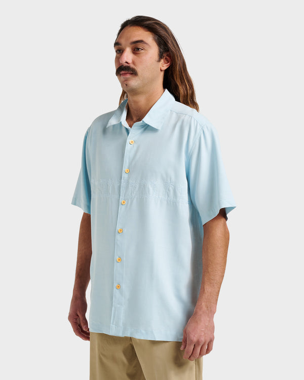 Quiksilver Waterman Tahiti Palms Premium Anti-Wrinkle Shirt